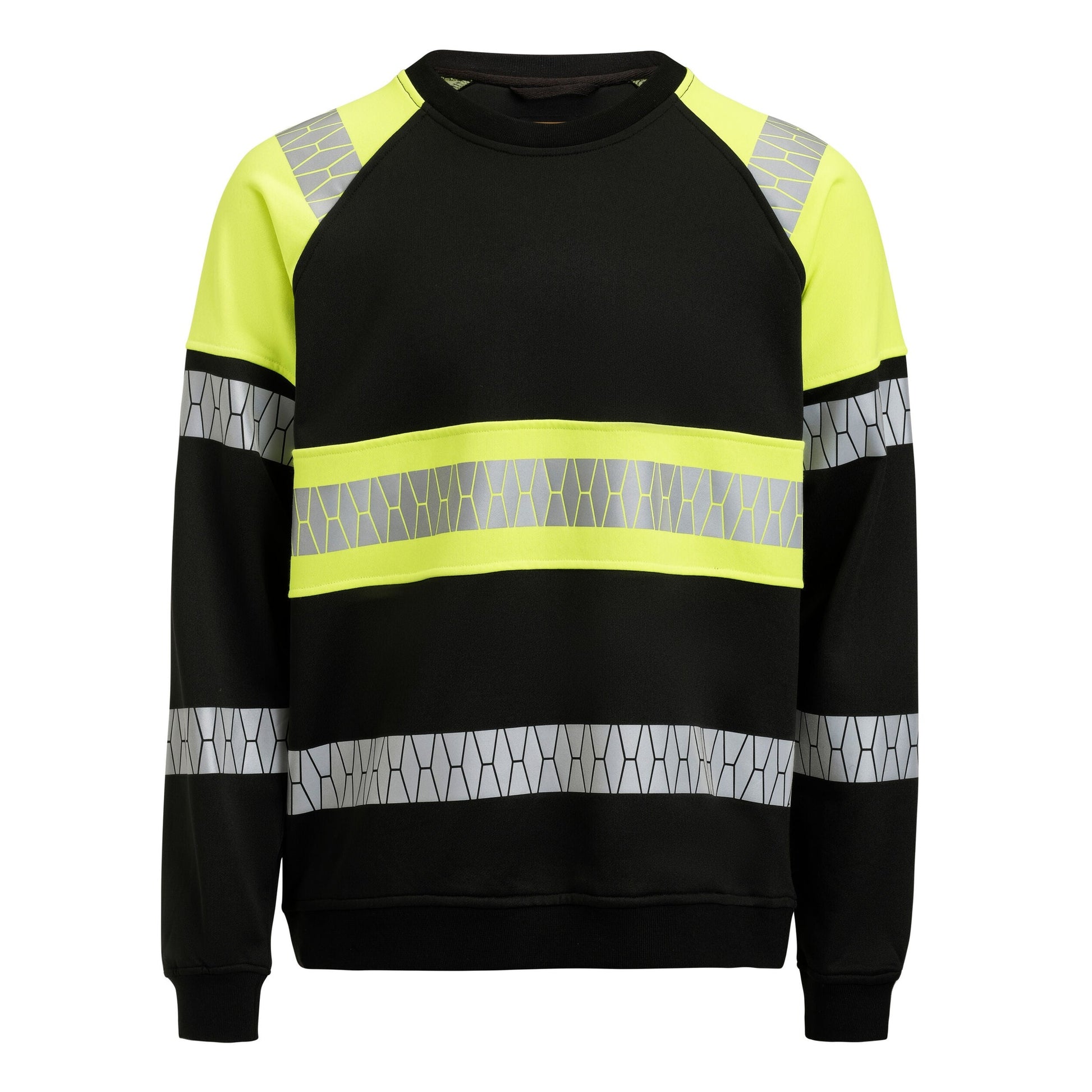 Sweatshirt Hi-Vis - Black/Yellow