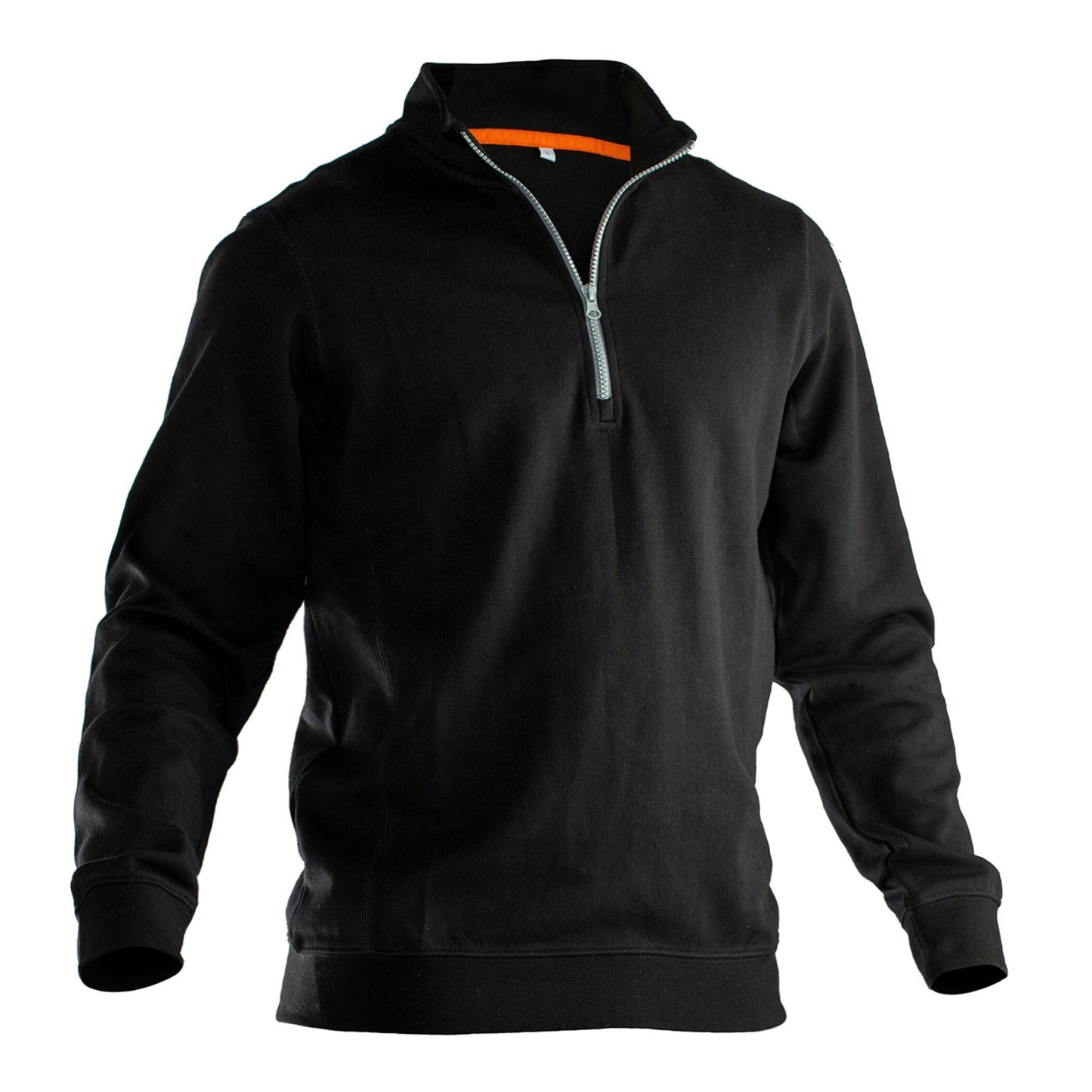 Sweatshirt 1/2 Zip - Black