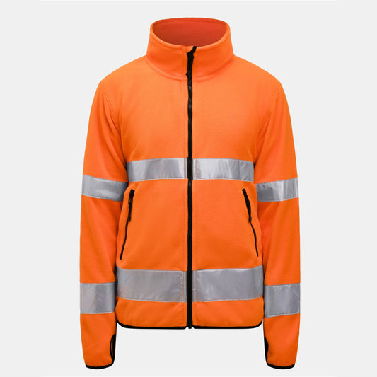 Fleece Jacket Hi-Vis - Orange