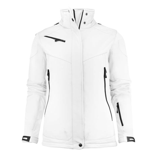Ladies Skeleton Softshell Jacket - White