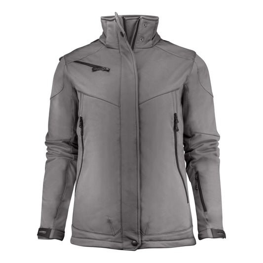 Ladies Skeleton Softshell Jacket - Steel Grey