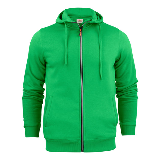 Mens Full Zip Hoodie - Fresh Green