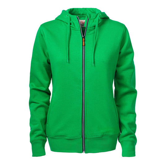 Ladies Overhead Full Zip Hoody - Fresh Green