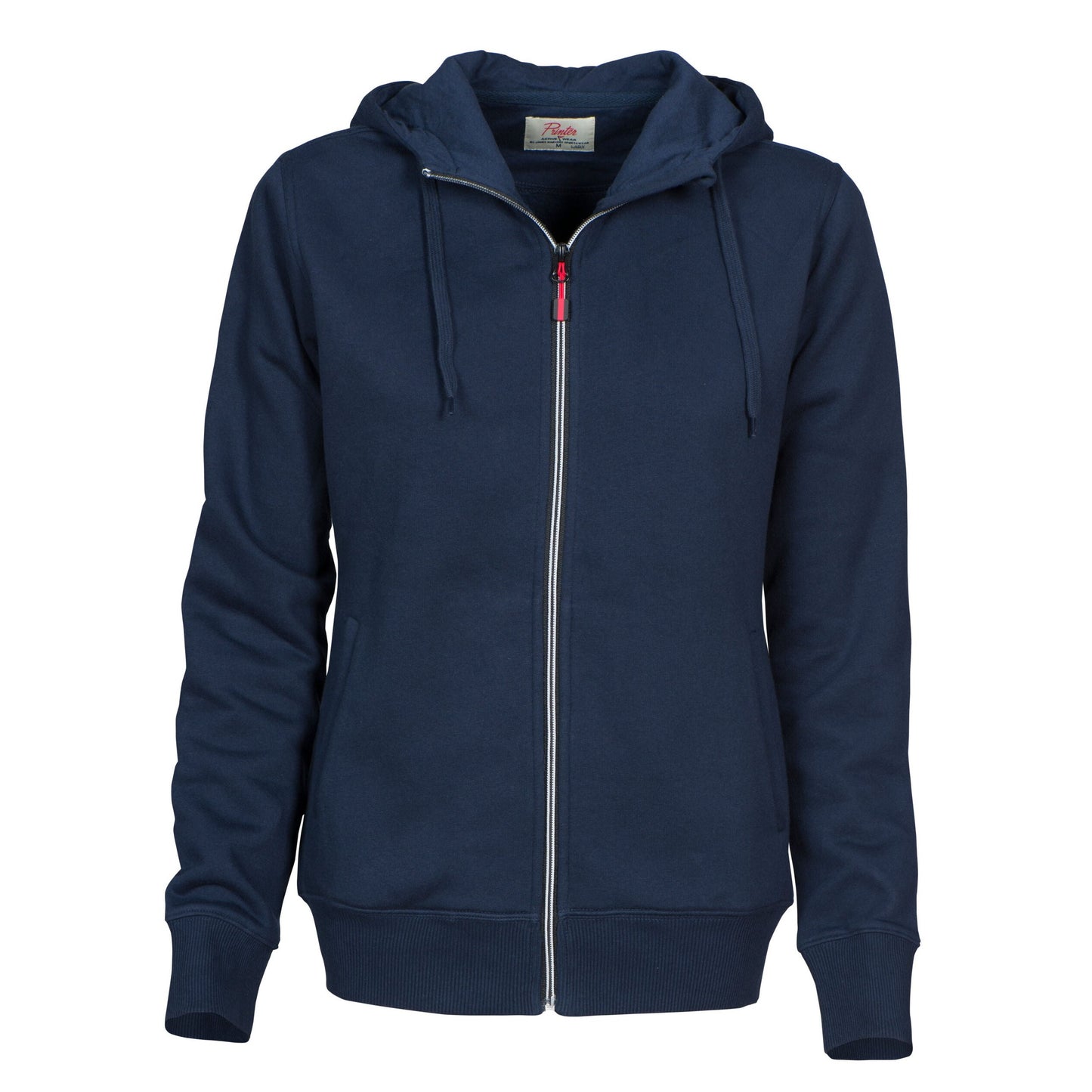 Ladies Overhead Full Zip Hoody - Navy