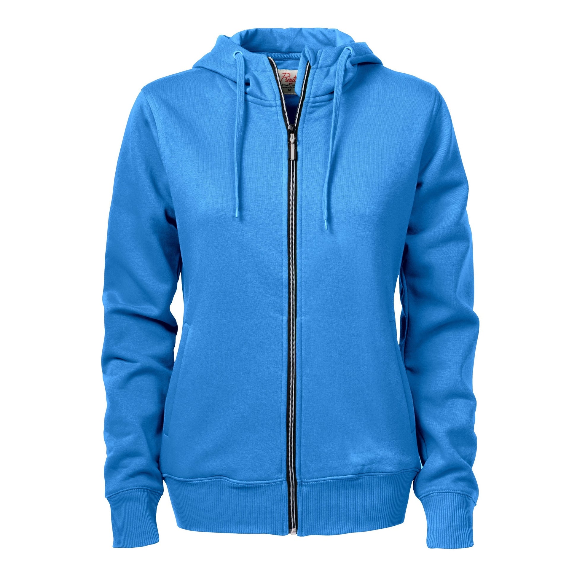Ladies Overhead Full Zip Hoody - Ocean Blue