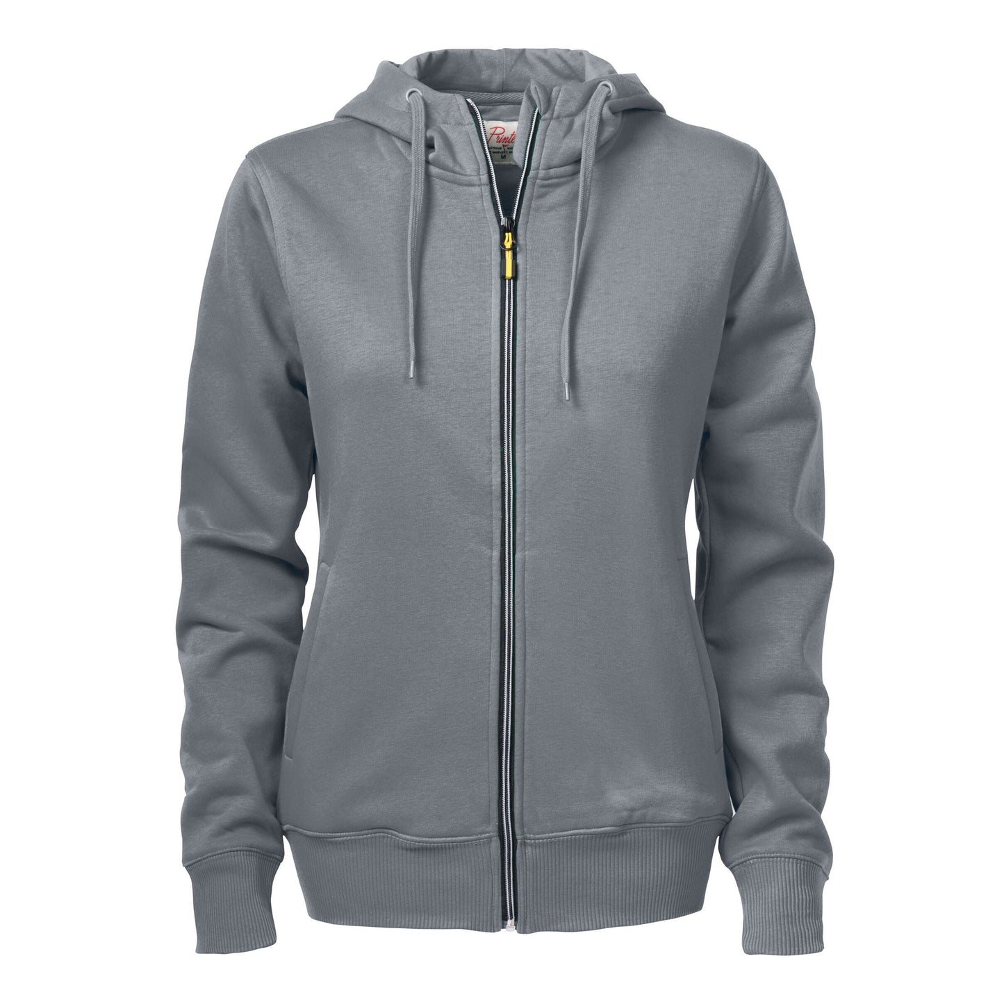 Ladies Overhead Full Zip Hoody - Steel Grey