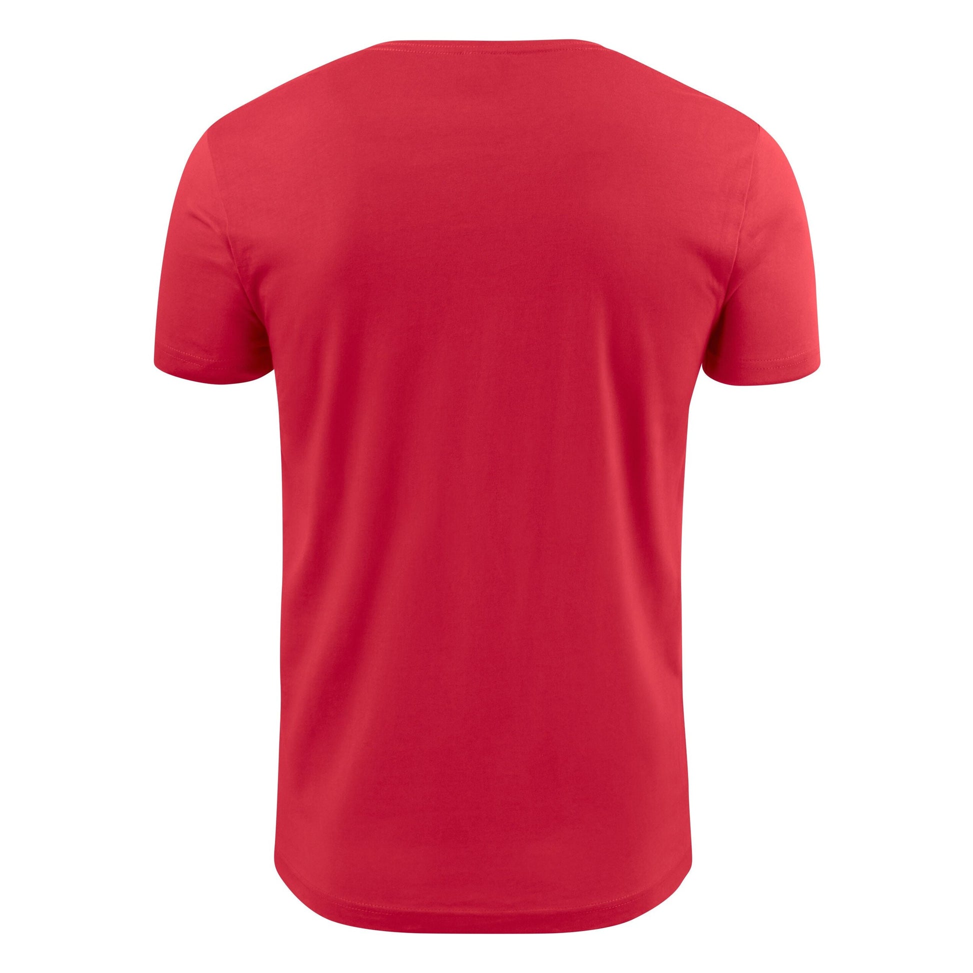 Heavy V-Neck T-Shirt - Red