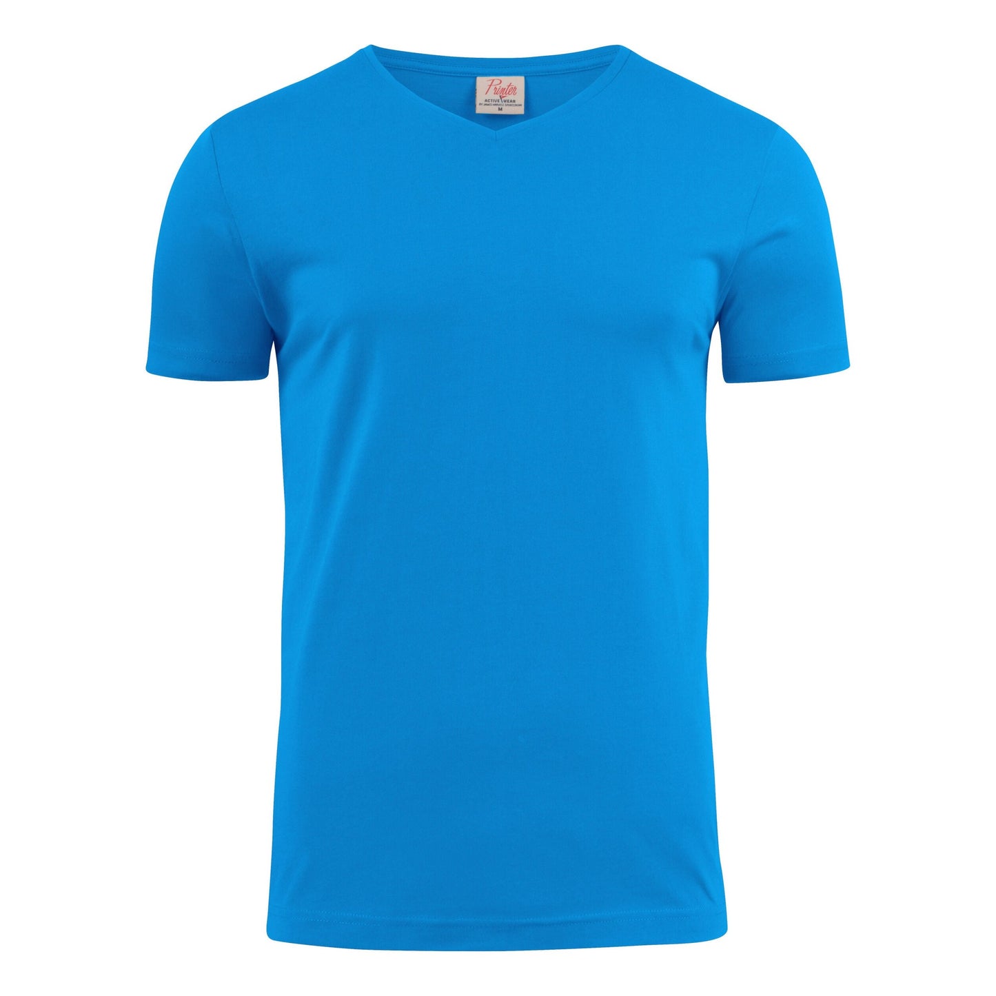 Heavy V-Neck T-Shirt - Ocean Blue
