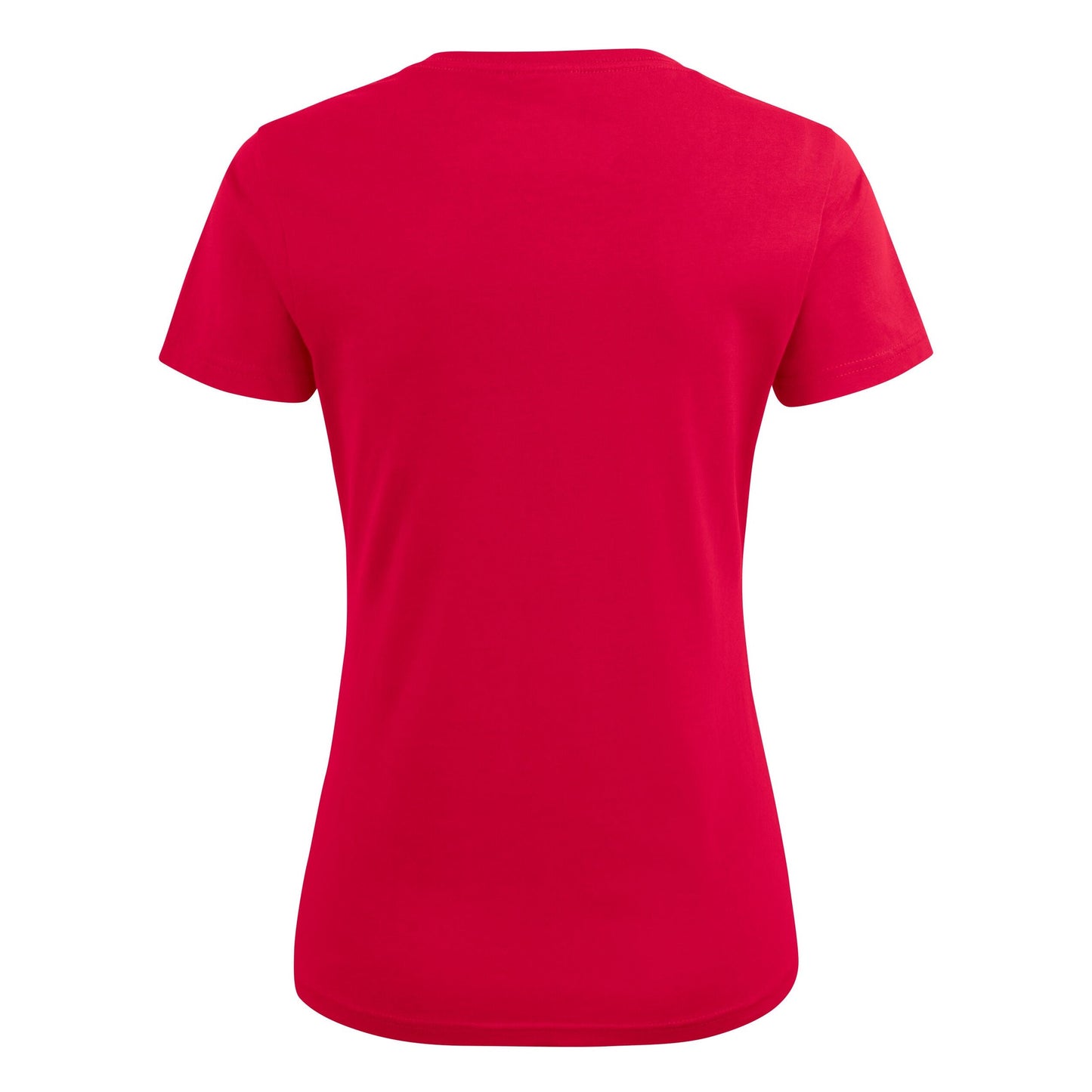 Ladies Heavy V-Neck T-Shirt - Red
