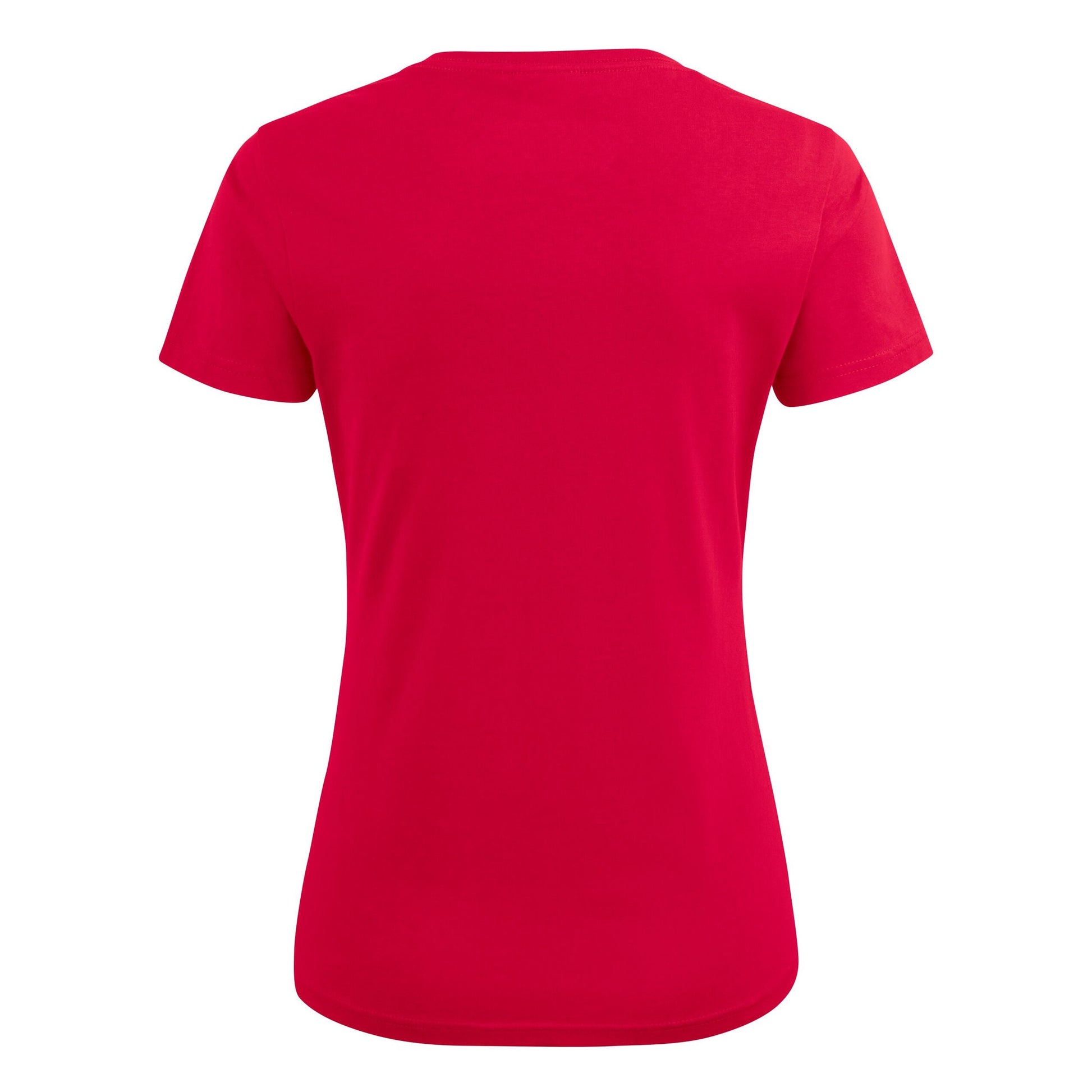 Ladies Heavy V-Neck T-Shirt - Red