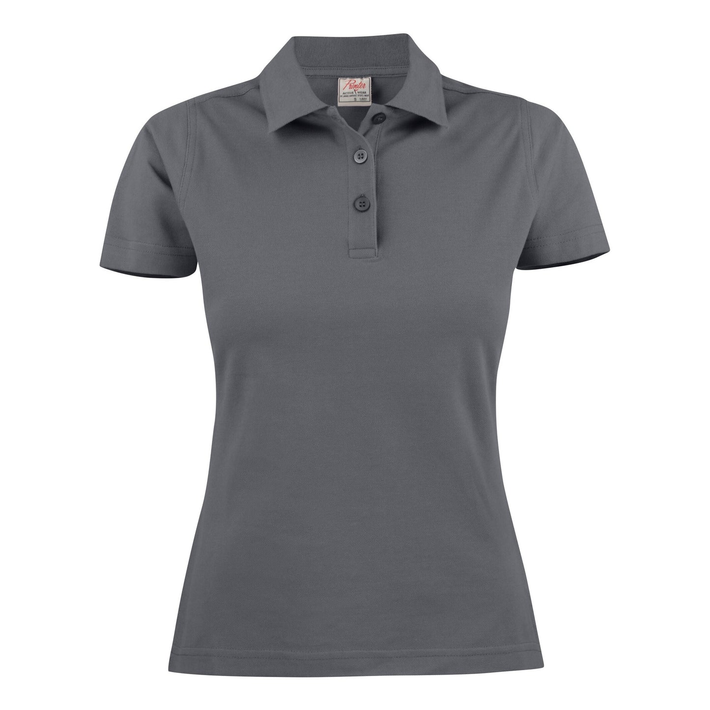 Ladies Surf Pique Polo - Steel Grey