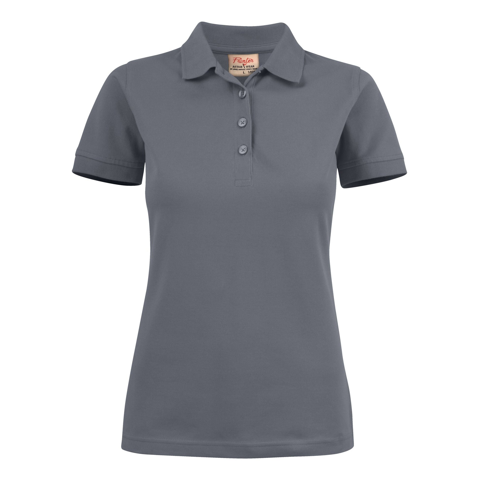 Ladies Surf Stretch Polo - Steel Grey