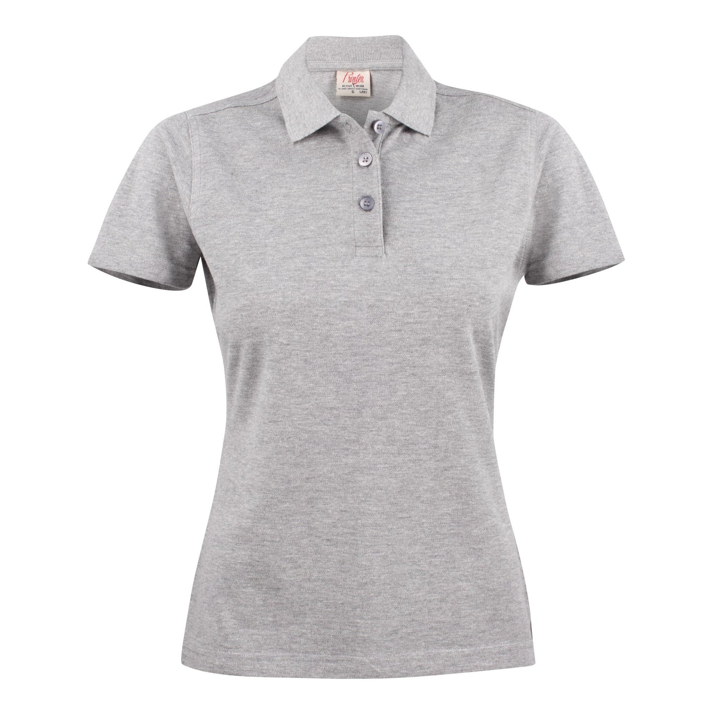 Ladies Surf Light Polo - Grey Melange