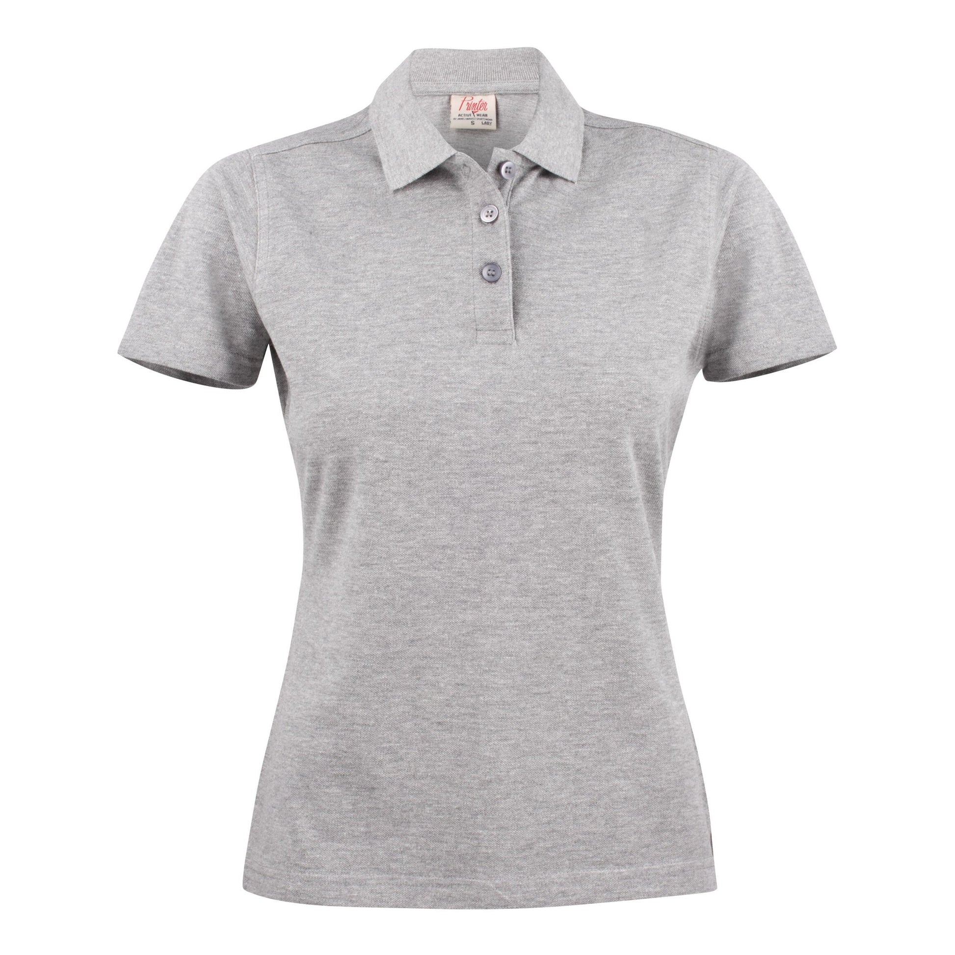 Ladies Surf Light Polo - Grey Melange