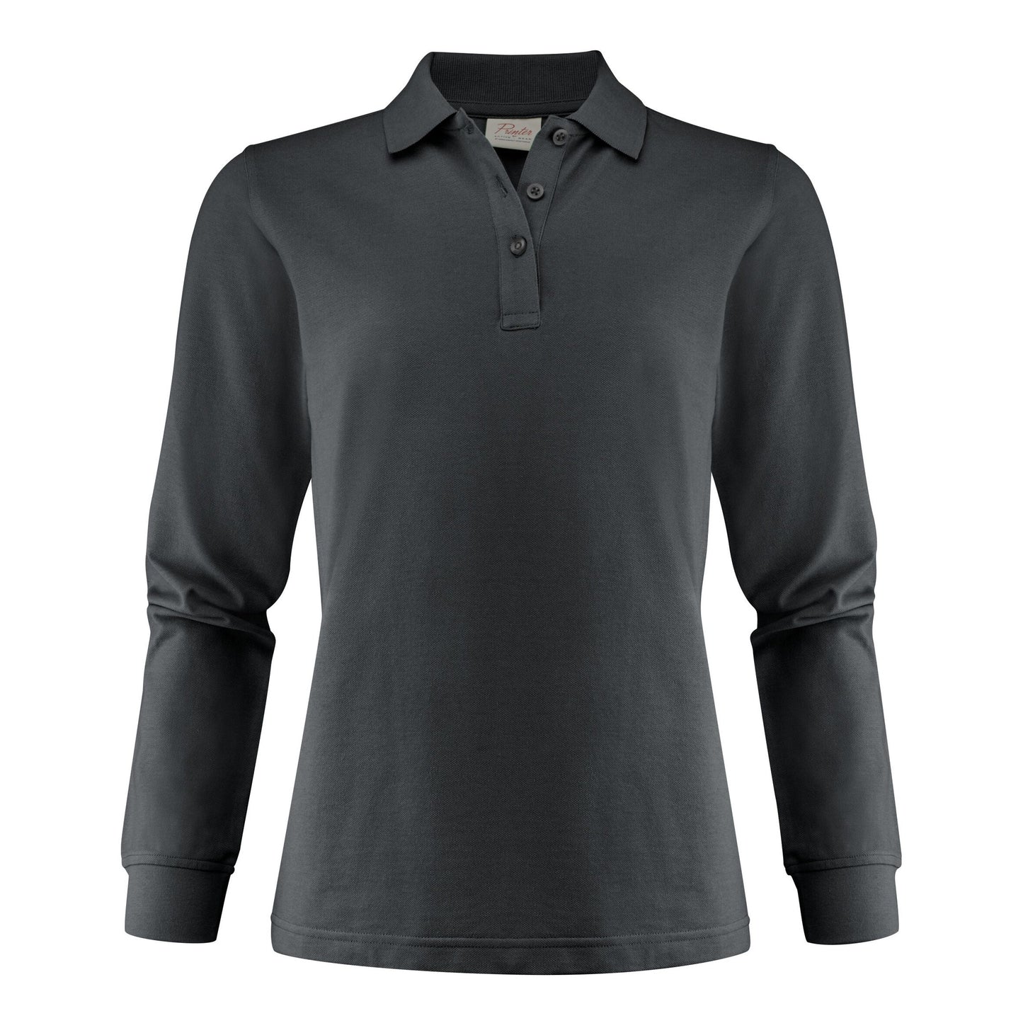 Ladies Surf Pro Long Sleeve Polo - Steel Grey