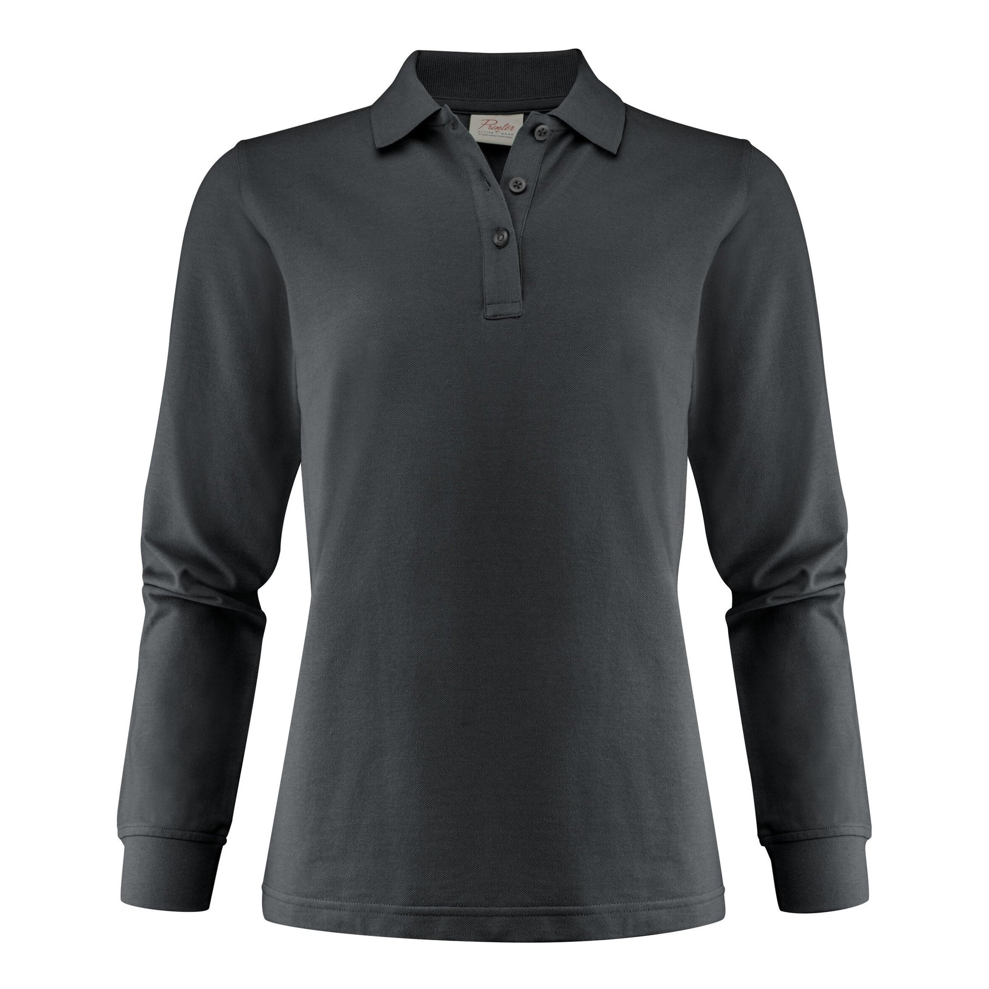 Ladies Surf Pro Long Sleeve Polo - Steel Grey