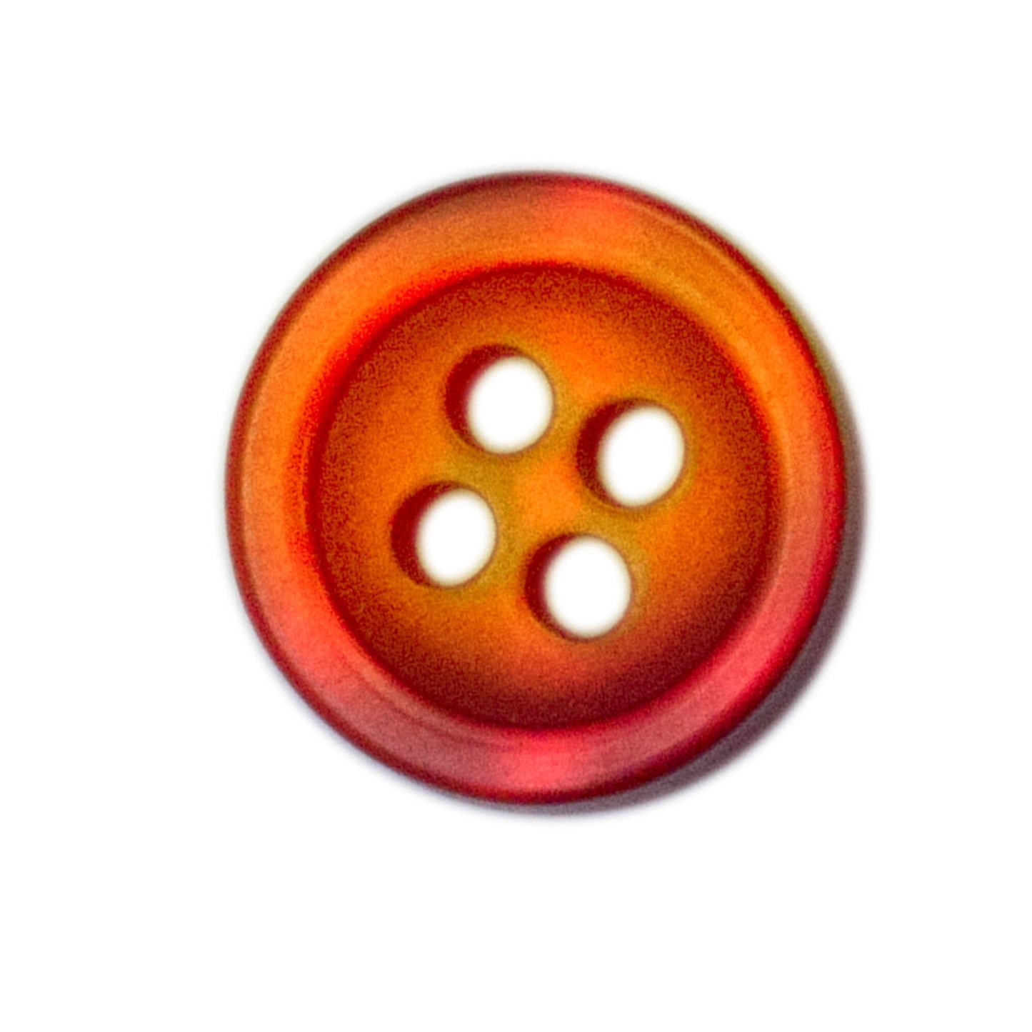Shirt Button Large (10-Pack) - Bright Orange