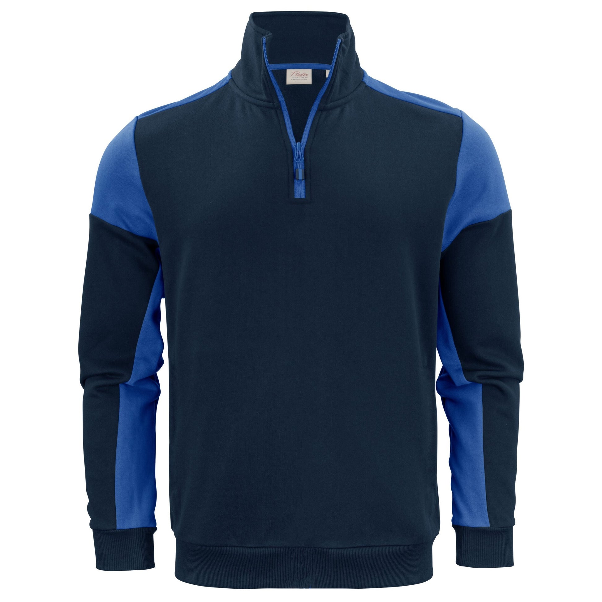 Half Zip Sweatshirt - Navy/Cobalt