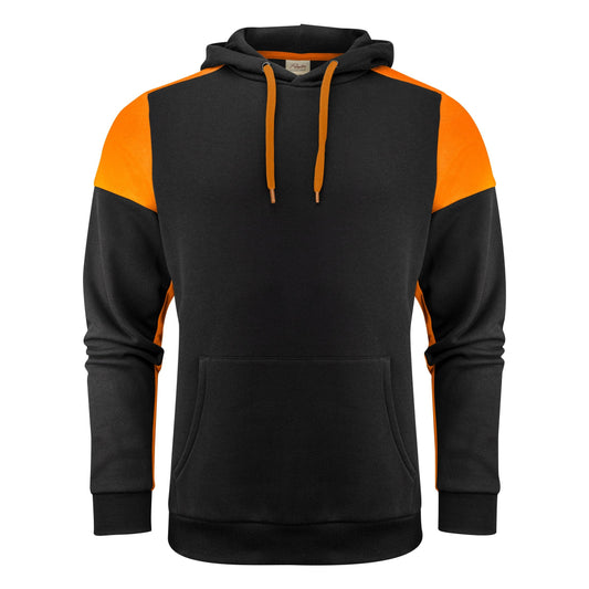 Hoodie Unisex - Black/Orange