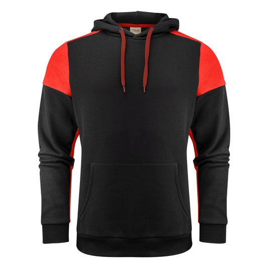 Hoodie Unisex - Black/Red