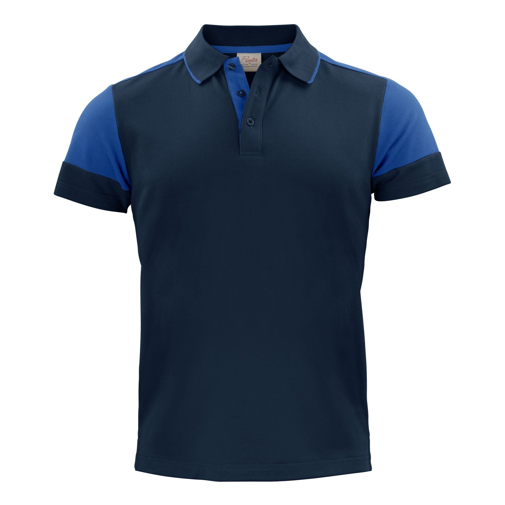 Polo Shirt - Navy/Cobalt