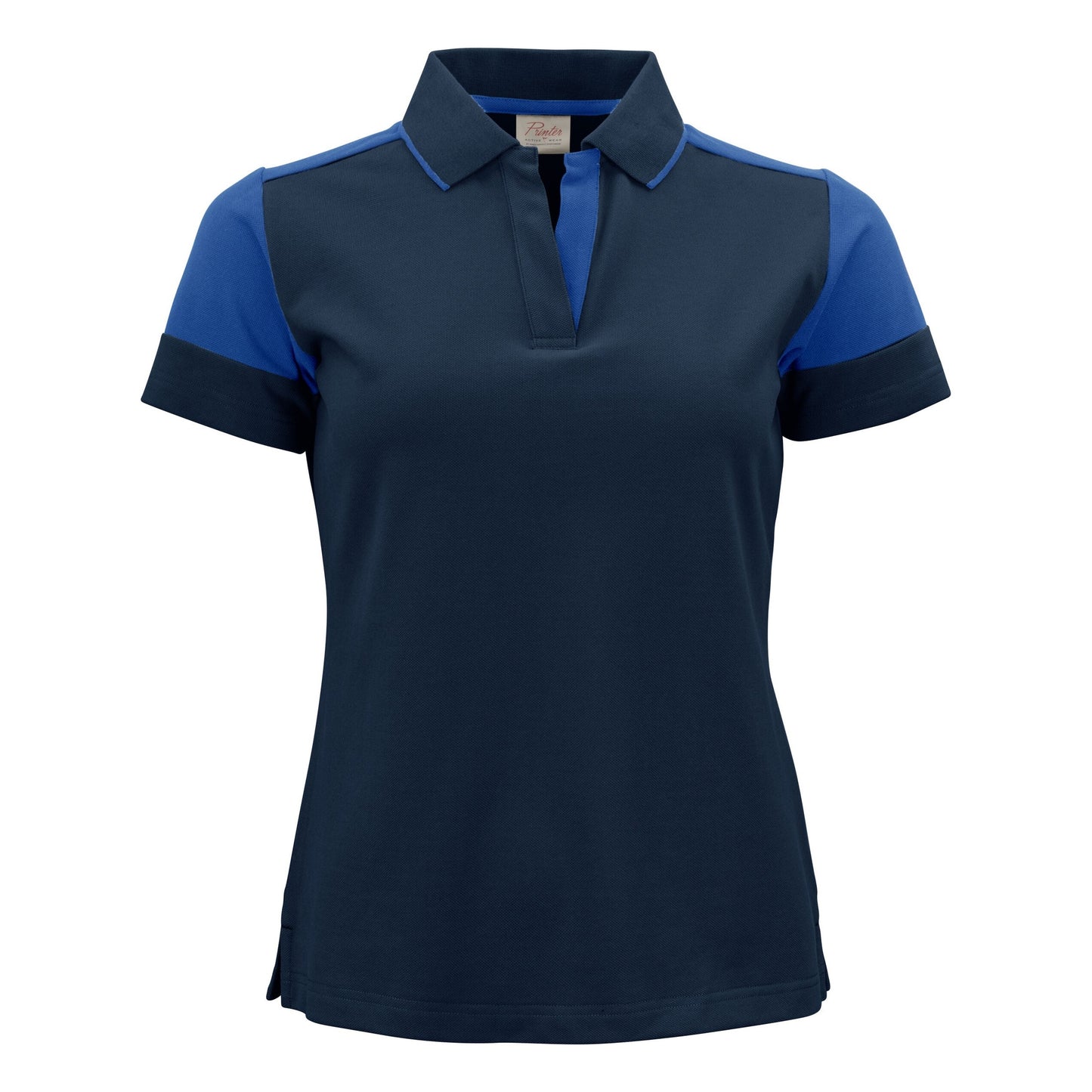 Ladies Polo Shirt - Navy/Cobalt