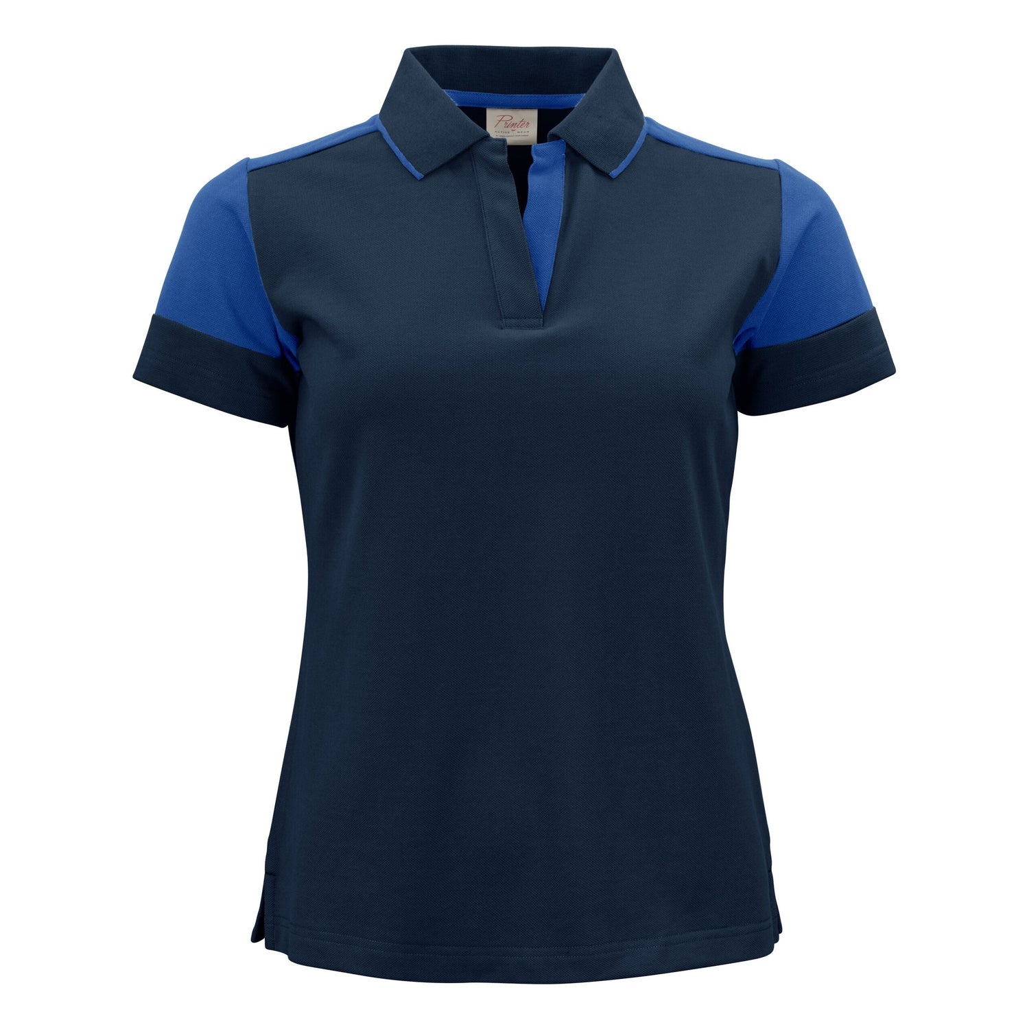 Ladies Polo Shirt - Navy/Cobalt