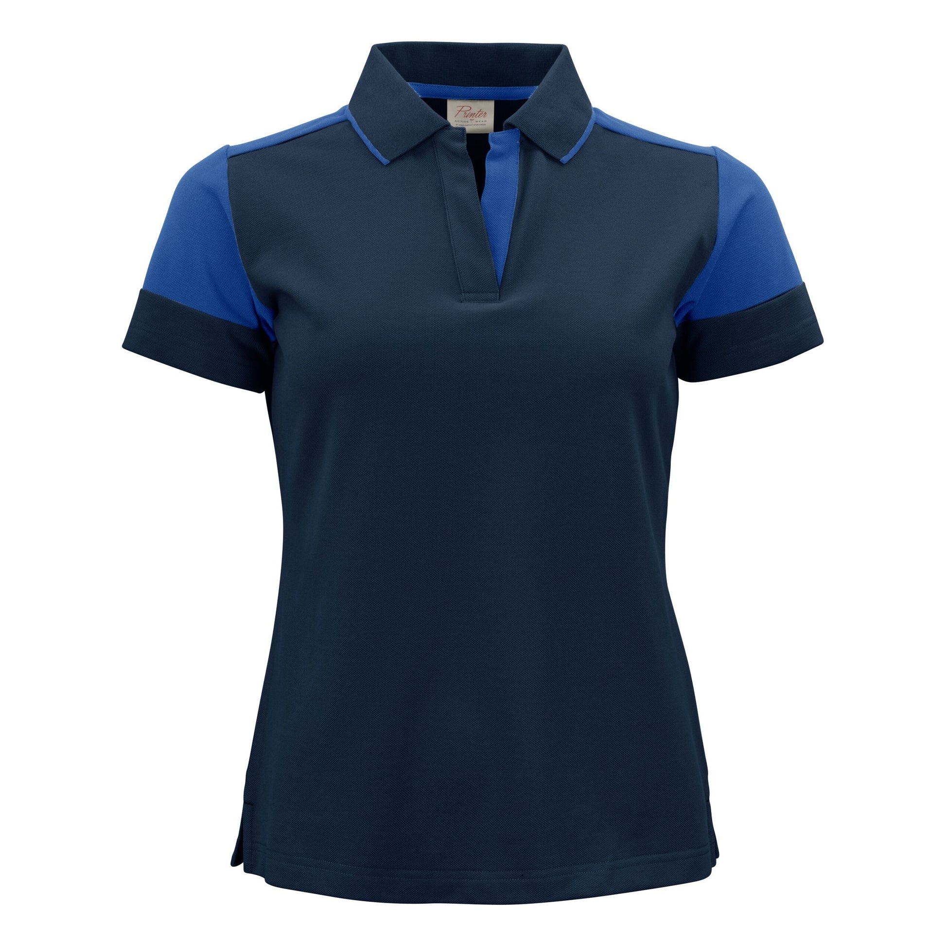 Ladies Polo Shirt - Navy/Cobalt