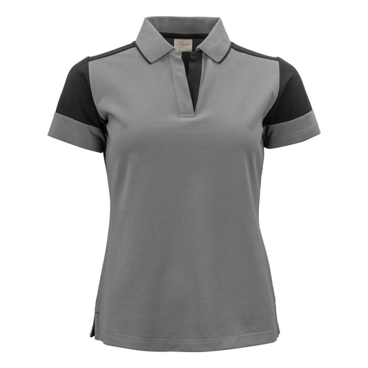 Ladies Polo Shirt - Anthracite/Black