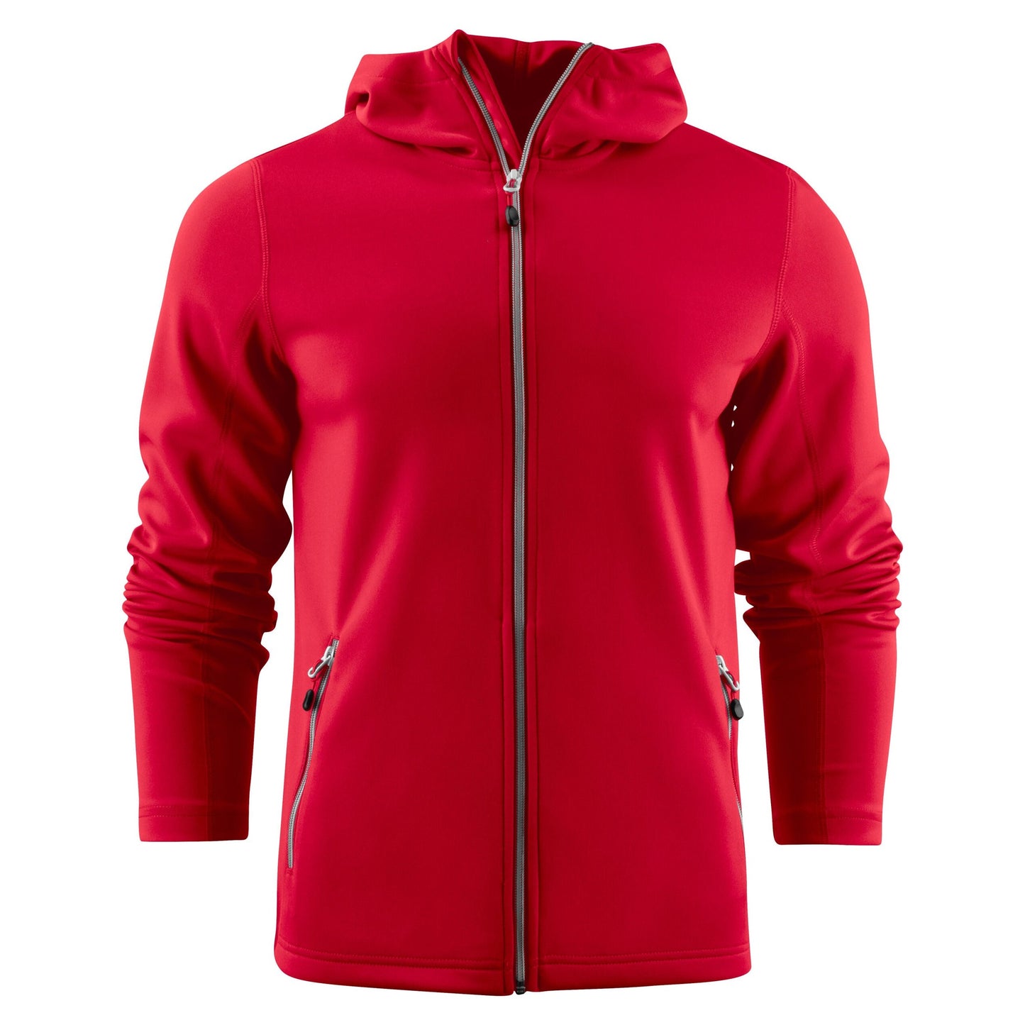 Layback Full Zip Hoodie - Red