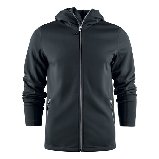Layback Full Zip Hoodie - Black