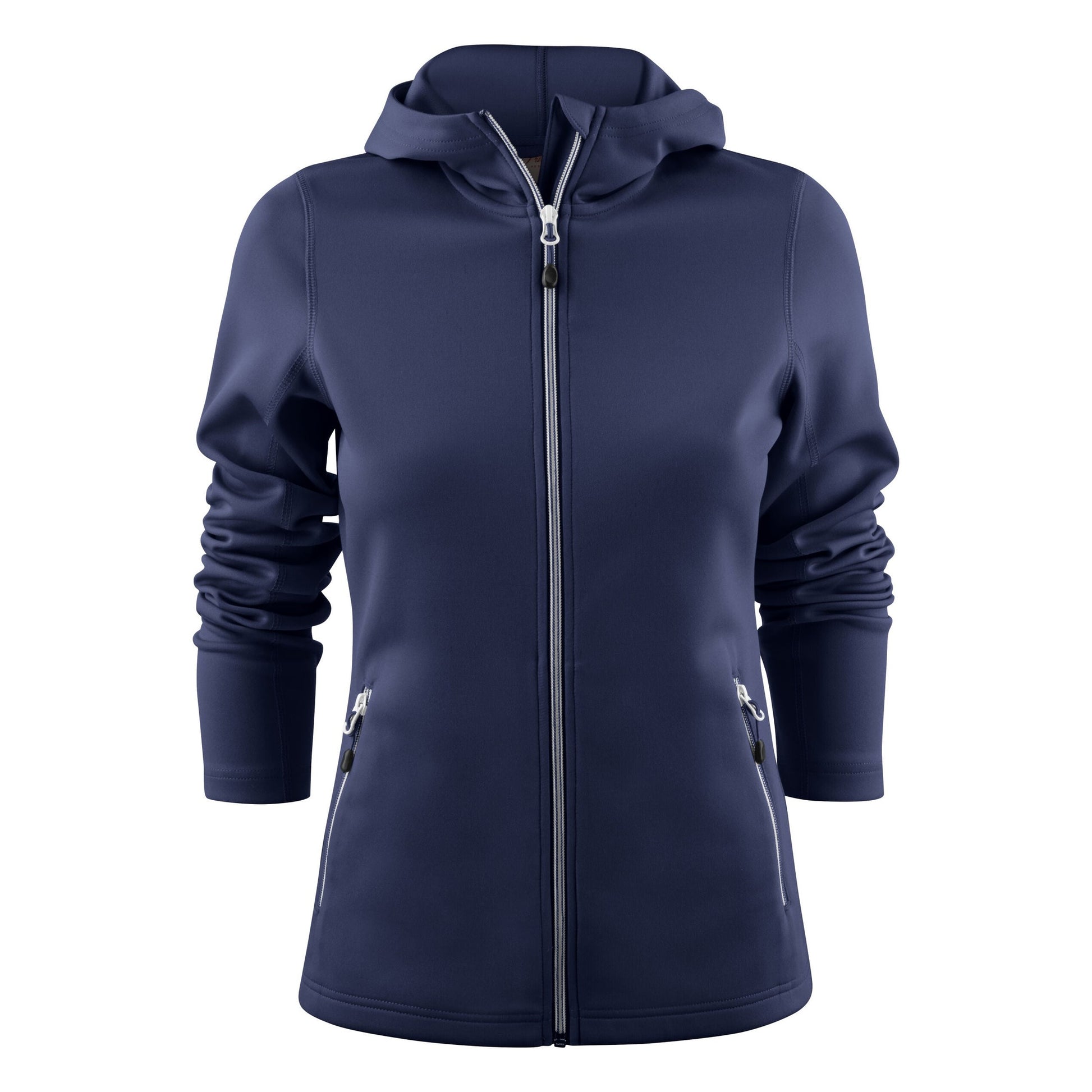 Ladies Layback F/Z Hoodie - Navy