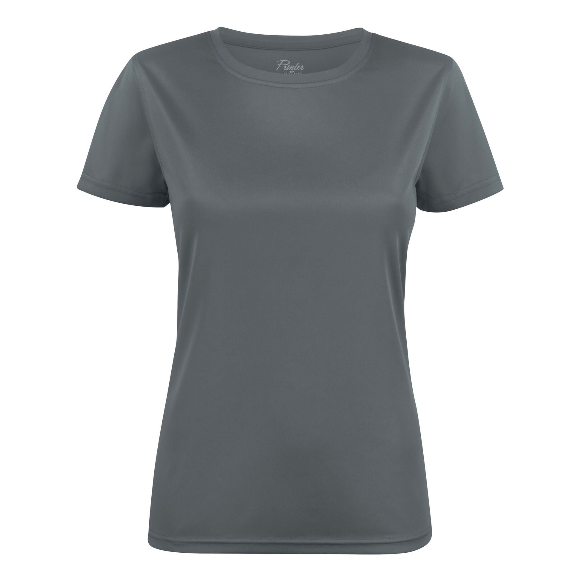 Ladies Run T-Shirt - Metal Grey