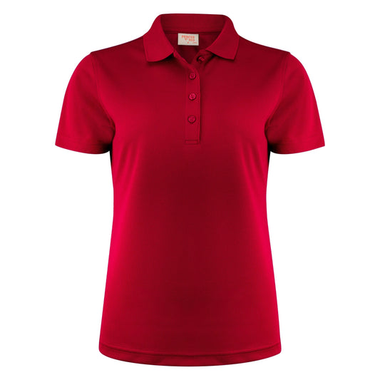 Ladies Smash Polo Shirt - Red