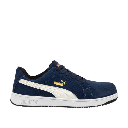 Iconic Suede Navy Low S1PL ESD - Navy