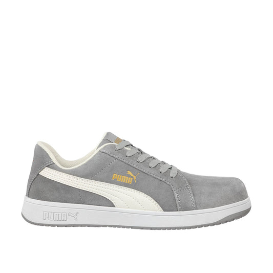 Iconic Suede Grey Low S1PL ESD - Grey