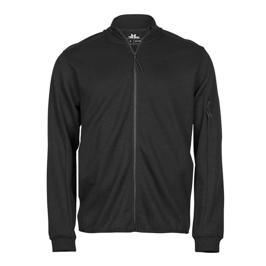  Athletic Full Zip Cardigan - Black