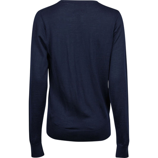 Ladies' Crew Neck Sweater - Navy