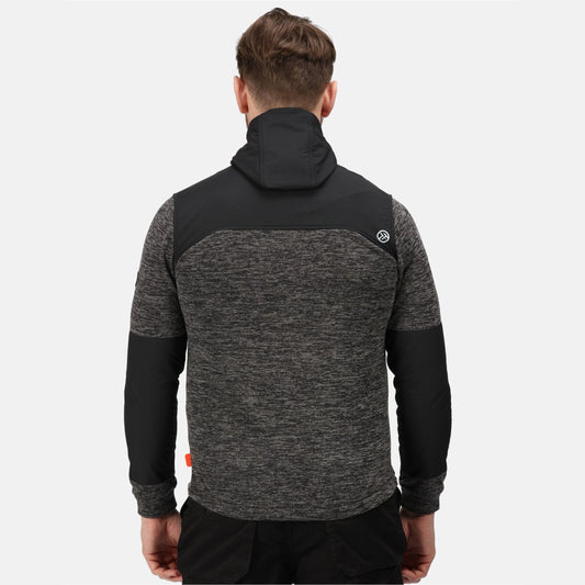 Tactical Heist Hybrid Jacket - Ash Marl/ Black