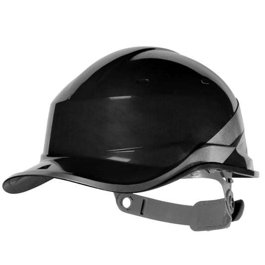 Hi-Vis Baseball Safety Helmet - Black