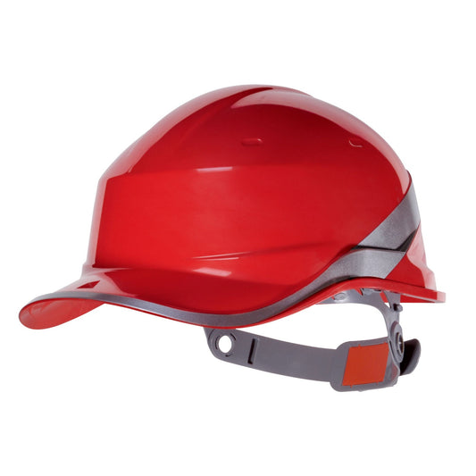 Hi-Vis Baseball Safety Helmet - Red