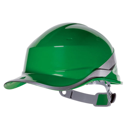 Hi-Vis Baseball Safety Helmet - Green