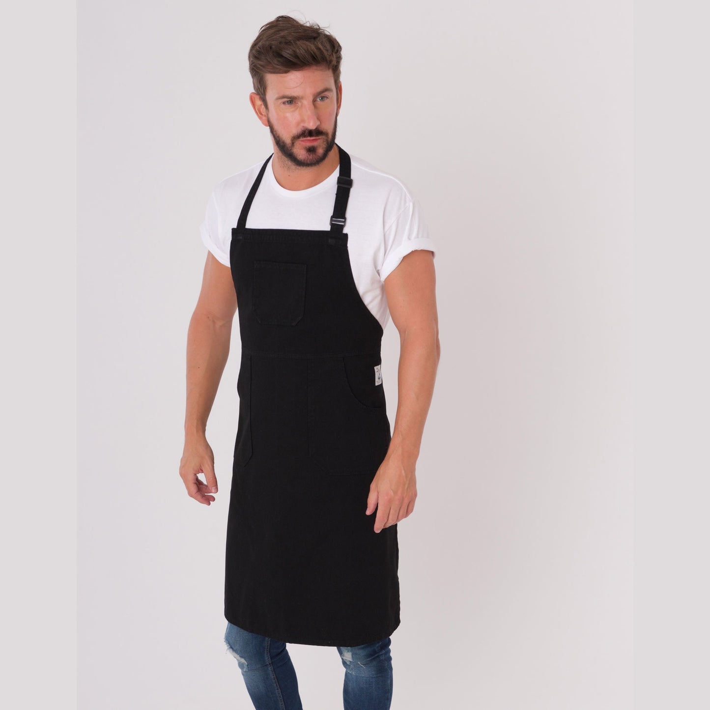 "Originals" Bib Apron - Black