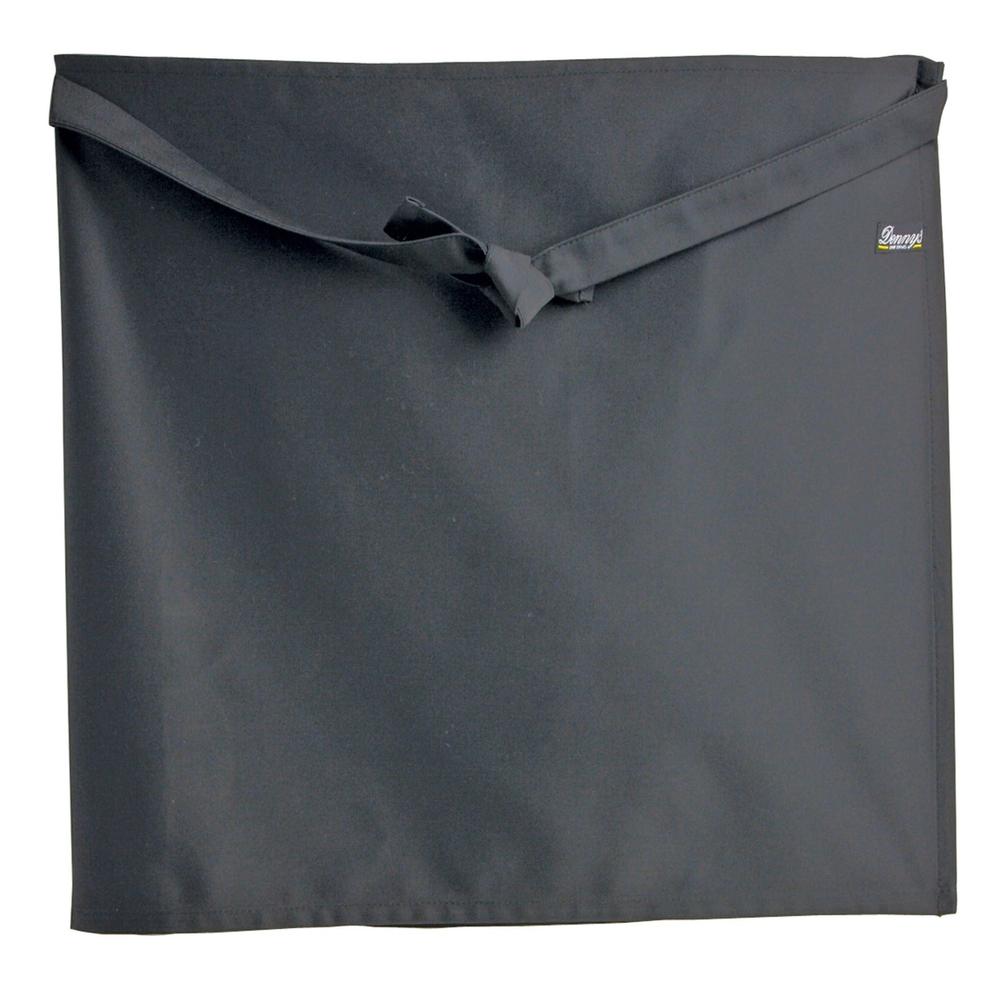Low Cost Short Bar Apron Without Pocket - Black