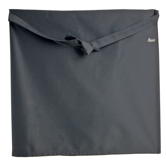 Low Cost Short Bar Apron Without Pocket - Black