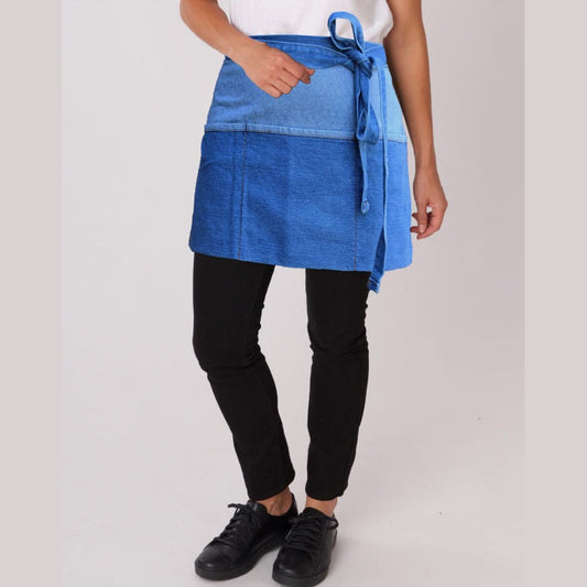 Denim Money Pocket Apron - Blue Denim