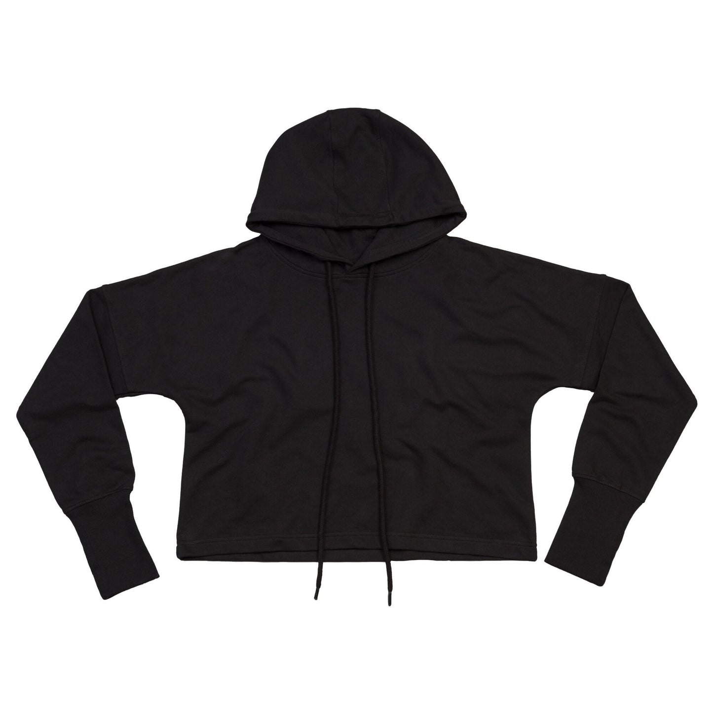 Cropped Hoodie - Black