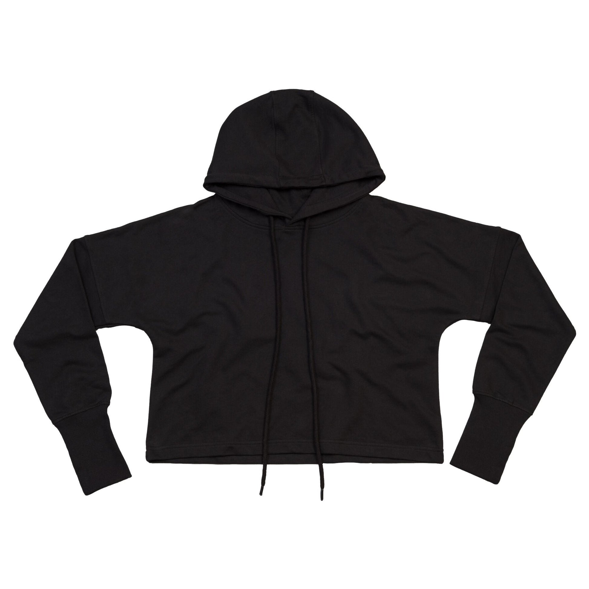Cropped Hoodie - Black