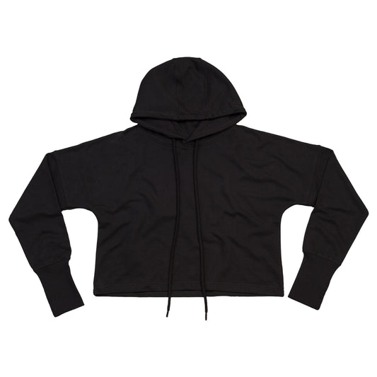 Cropped Hoodie - Black