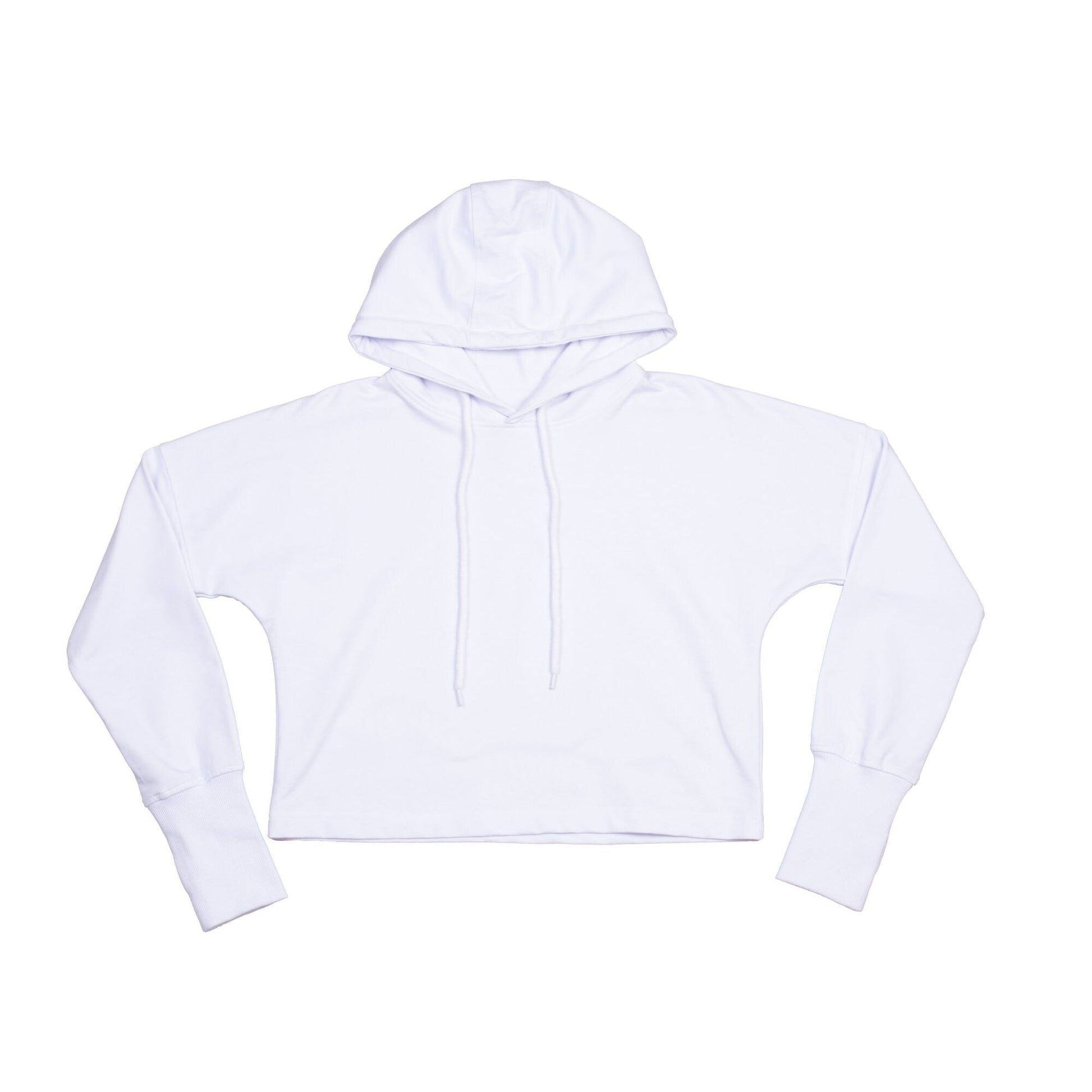 Cropped Hoodie - White
